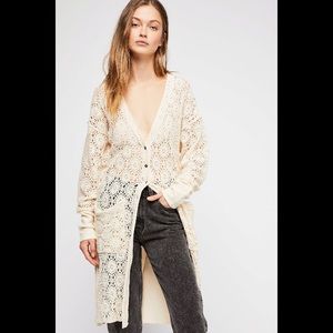 Free People-Runaway Crochet Duster